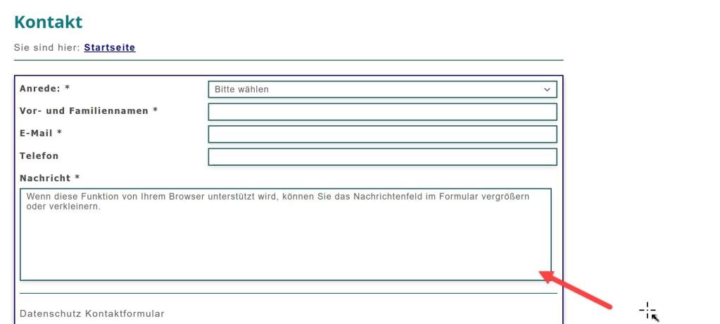 Vorschaubild Nachrichtenfeldvergrößerung